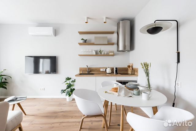 

Квартира-студия, 27 м², 2 кровати