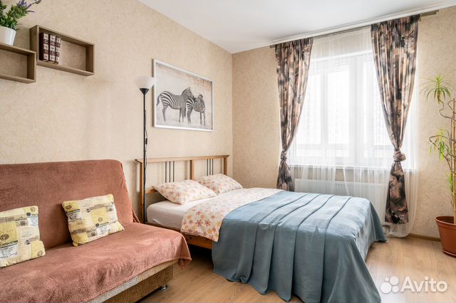 

1-к. квартира, 36 м², 1 кровать