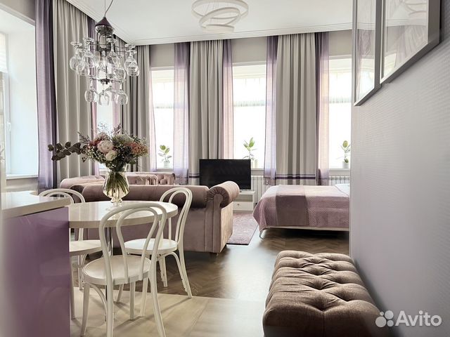 

Квартира-студия, 40 м², 1 кровать