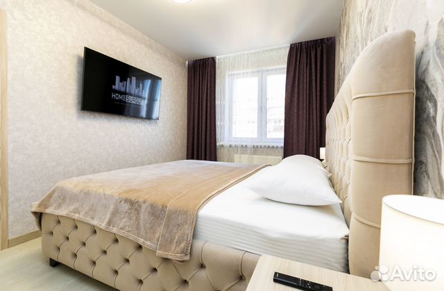 

1-к. квартира, 55 м², 2 кровати