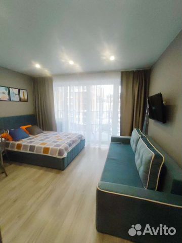 

Квартира-студия, 30 м², 2 кровати