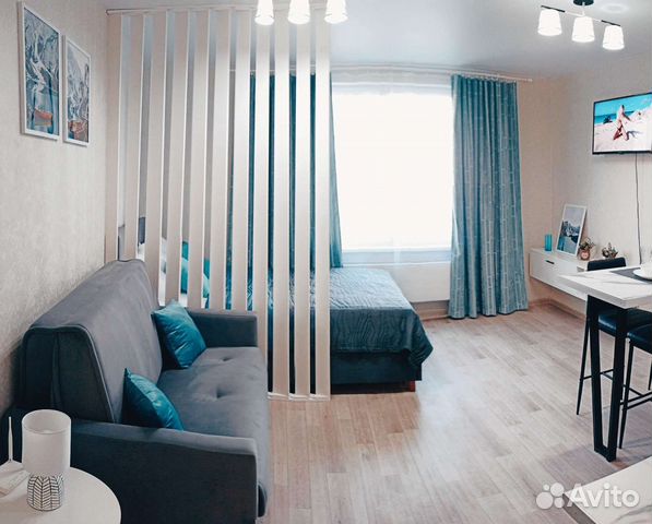 

Квартира-студия, 30 м², 2 кровати