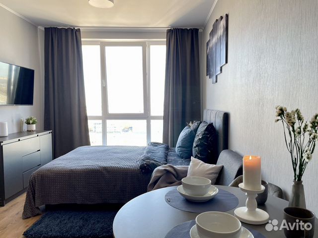 

Квартира-студия, 22 м², 2 кровати