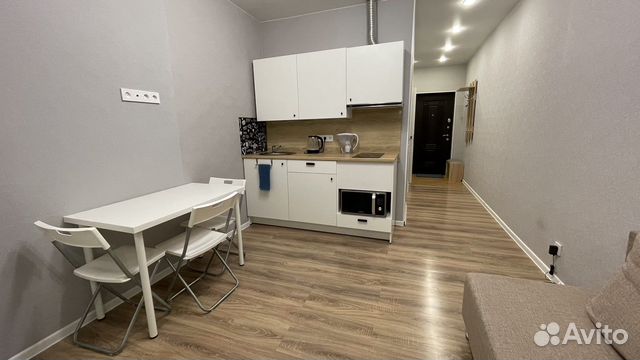 

Квартира-студия, 28 м², 2 кровати