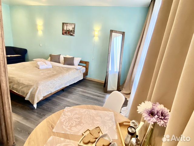 

Квартира-студия, 26 м², 2 кровати