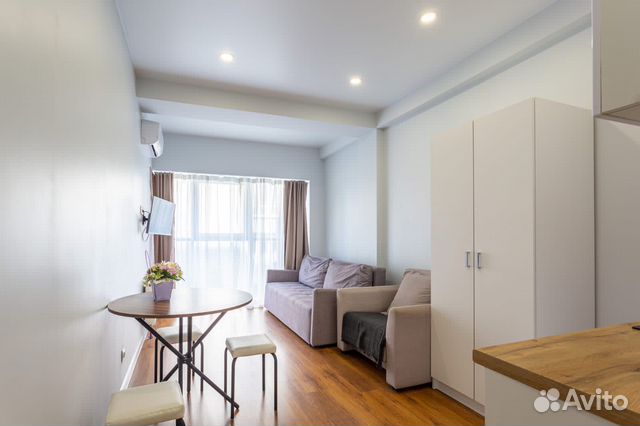 

Квартира-студия, 27 м², 2 кровати