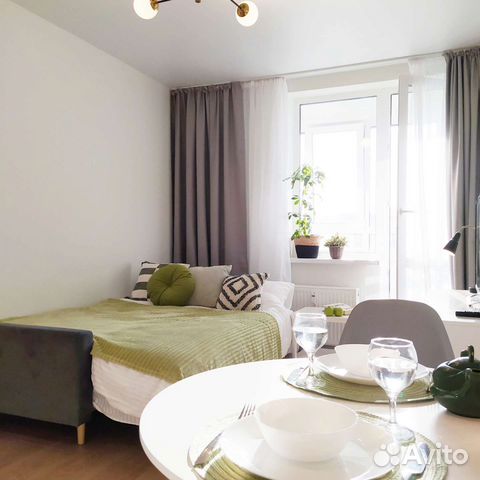 

Квартира-студия, 22 м², 1 кровать