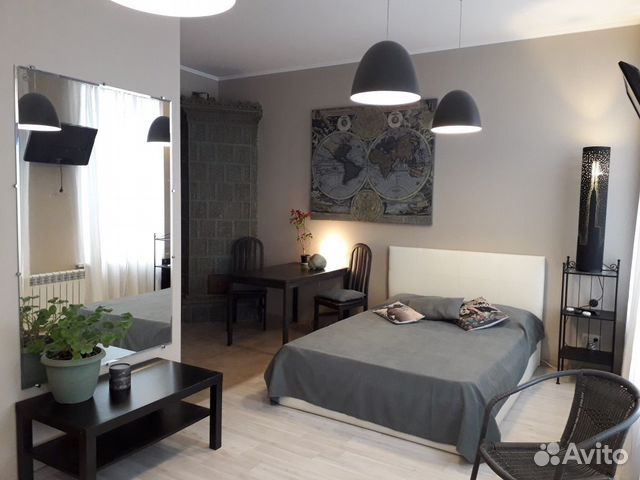 

Квартира-студия, 36 м², 2 кровати