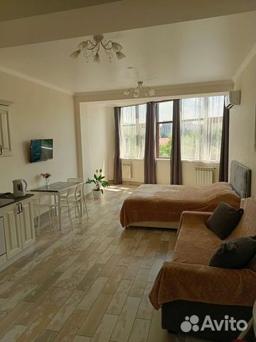 

Квартира-студия, 45 м², 1 кровать