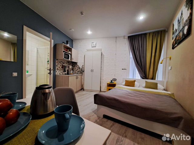 

Квартира-студия, 18 м², 2 кровати