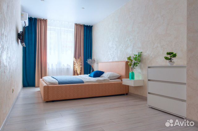 

1-к. квартира, 42 м², 2 кровати