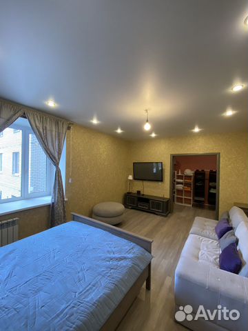 

1-к. квартира, 62 м², 2 кровати