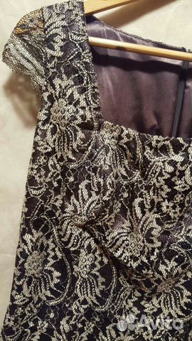 Платье вечернее гепюровое р.S Платье вечернее гепюровое р.S