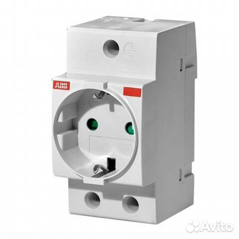 Розетка щитовая ABB 2Р+ N 16А M1173 Розетка щитовая ABB 2Р+ N 16А M1173