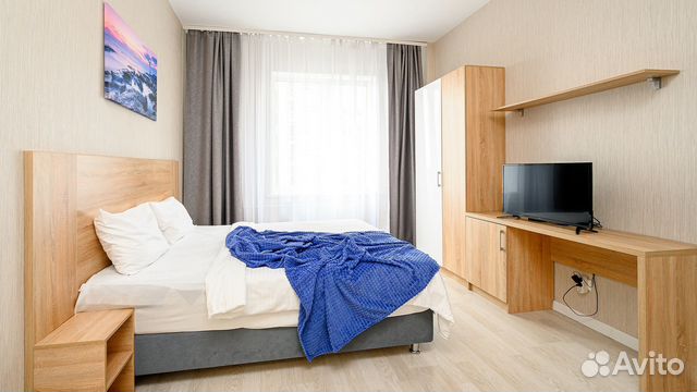

1-к. квартира, 40 м², 2 кровати