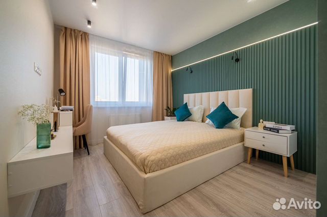 

2-к. квартира, 42 м², 2 кровати