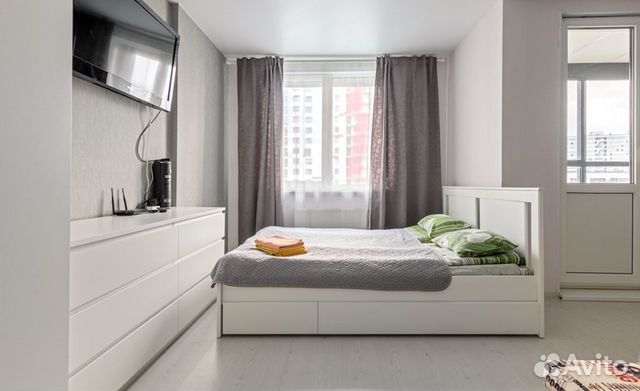 

Квартира-студия, 28 м², 2 кровати