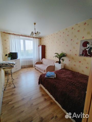 

1-к. квартира, 46 м², 3 кровати