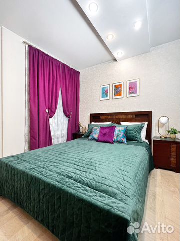 

2-к. квартира, 53 м², 2 кровати