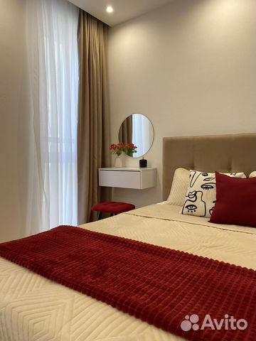

Квартира-студия, 38 м², 2 кровати