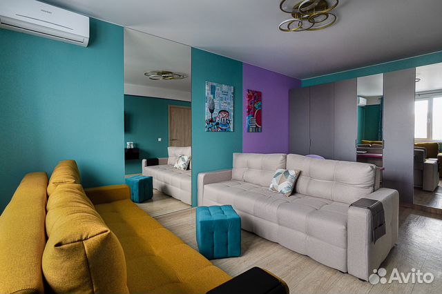

1-к. квартира, 40 м², 2 кровати