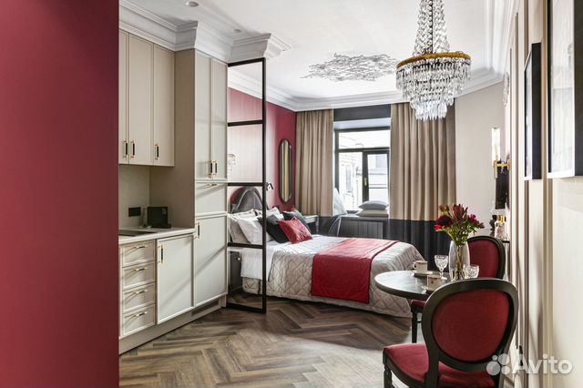 

Квартира-студия, 32 м², 1 кровать