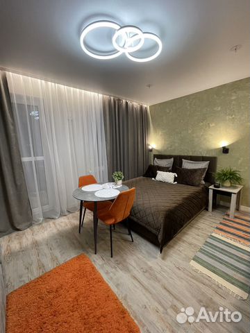 

Квартира-студия, 28 м², 2 кровати