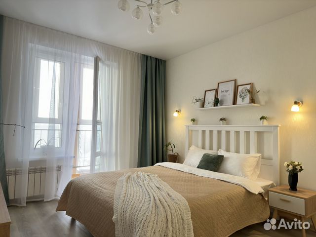

1-к. квартира, 37 м², 2 кровати