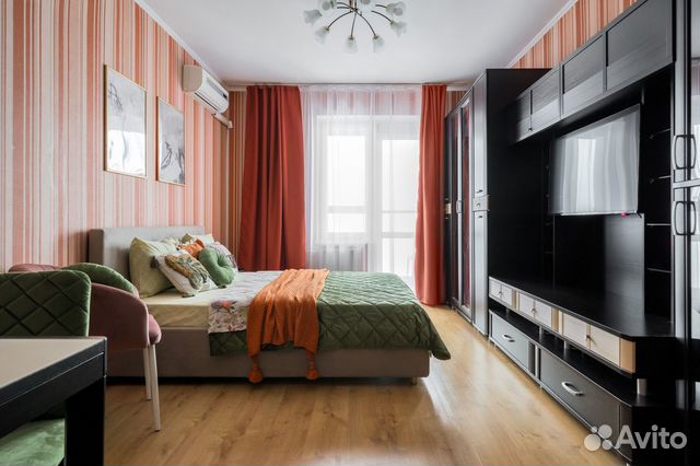 

Квартира-студия, 36 м², 1 кровать