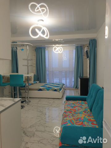 

Квартира-студия, 30 м², 2 кровати