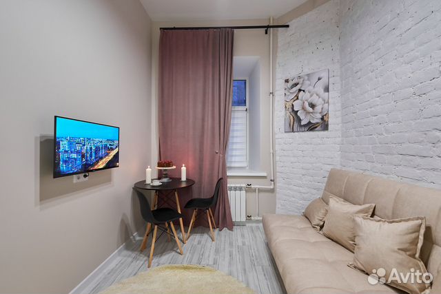 

Квартира-студия, 18 м², 2 кровати