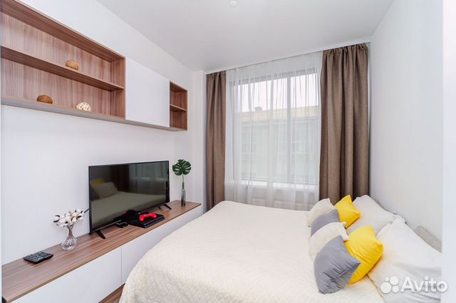 

Квартира-студия, 28 м², 1 кровать