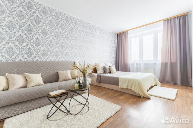 

1-к. квартира, 45 м², 3 кровати
