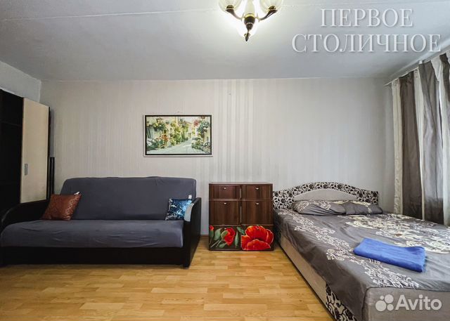 

1-к. квартира, 34 м², 2 кровати