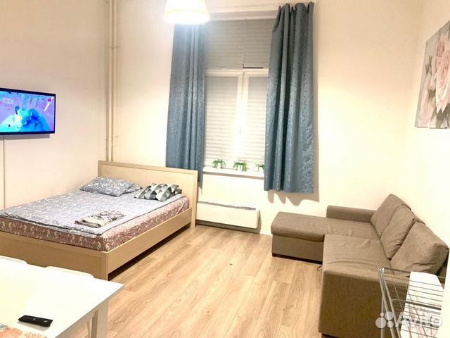 

Квартира-студия, 25 м², 2 кровати
