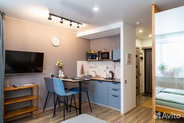 

Квартира-студия, 26 м², 2 кровати