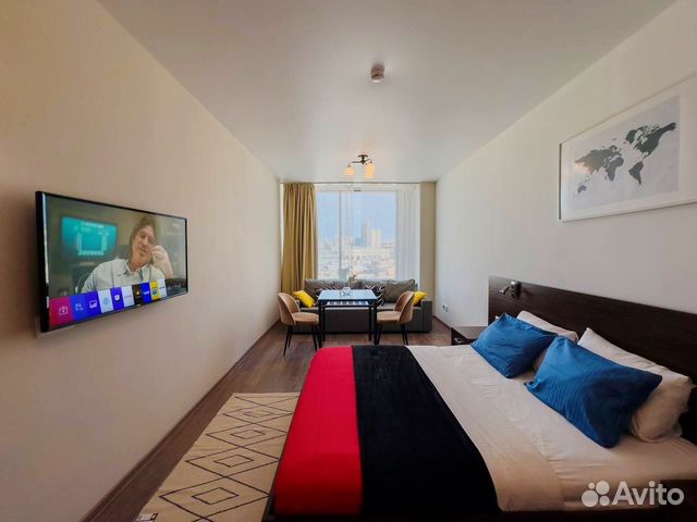 

Квартира-студия, 40 м², 2 кровати