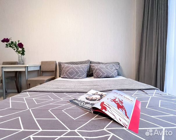 

Квартира-студия, 28 м², 2 кровати