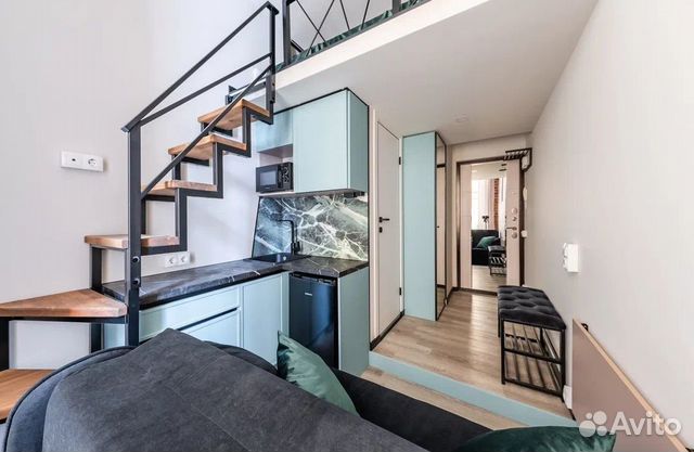 

Квартира-студия, 12 м², 2 кровати