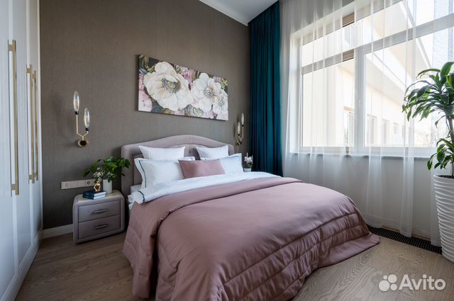 

1-к. квартира в апарт-отеле, 36,6 м², 2 кровати