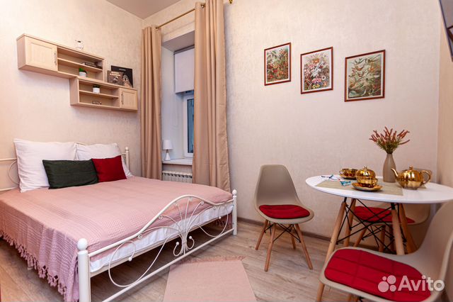 

1-к. квартира, 25 м², 2 кровати