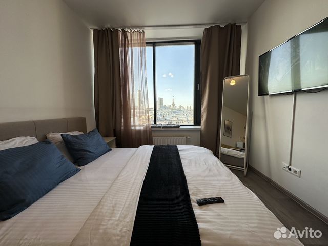 

Квартира-студия, 40 м², 2 кровати