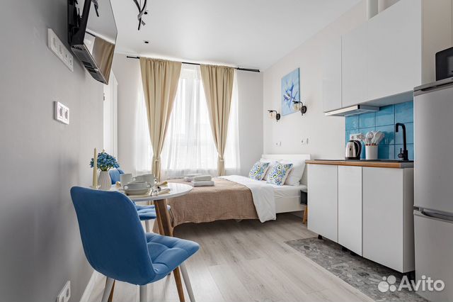

Квартира-студия, 18 м², 1 кровать