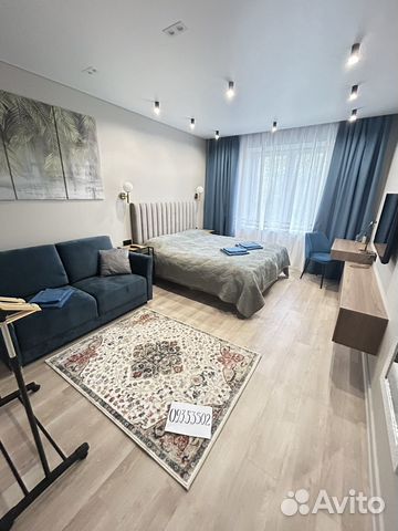 

1-к. квартира, 34 м², 2 кровати