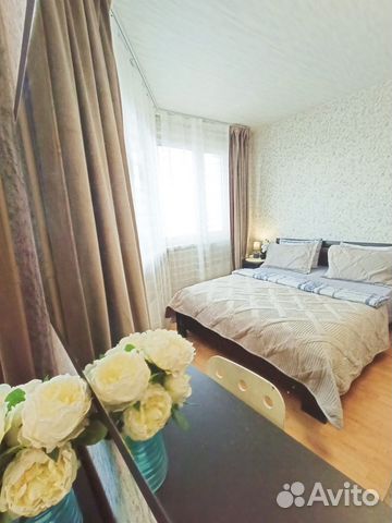 

1-к. квартира, 45 м², 2 кровати