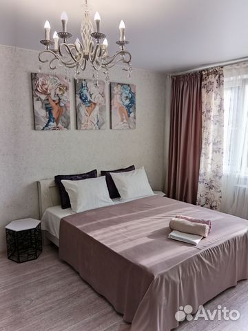 

1-к. квартира, 38 м², 2 кровати