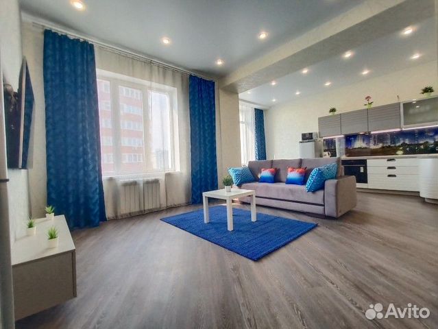 

Квартира-студия, 45,6 м², 3 кровати