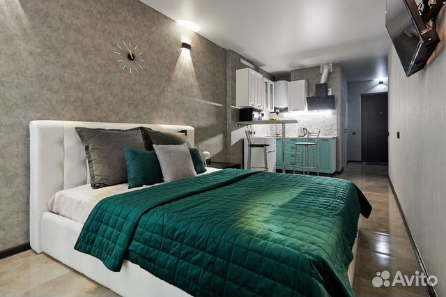 

Квартира-студия, 30 м², 2 кровати