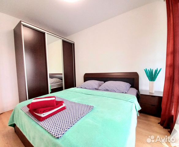 

1-к. квартира, 40 м², 2 кровати