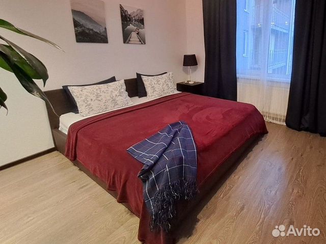 

1-к. квартира, 38 м², 2 кровати